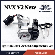 Yamaha Aerox NVX155 V2 New NVX 155 V2 New Ignition Main Switch Key Set Rumah Kunci Keyset Mainswitch