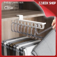 ZZJEDX SHOP ไม้แขวนเสื้อพับได้อเนกประสงค์สีขาว/สีเทาแบบพกพาตู้แบ่งช่องเก็บของตู้เสื้อผ้าพับได้ที่แขวนเก็บของแขวนในบ้าน