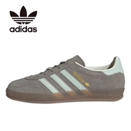 Adidas GAZELLE INDOOR Grey Blue Sneakers Low Cut Unisex