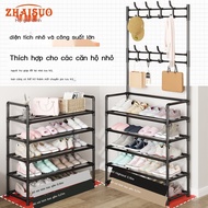 【7396Person Collection】Home shoe rack, multi-tier coat rack, standing clothes rack