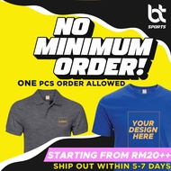 [NO MINIMUM] Custom Made Tshirt Printing | Print Baju Custom T shirt Lelaki | Tempahan Baju Rewang Baju Family