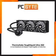 Thermaltake Toughliquid Ultra 360 AIO Liquid Cooler (2.1 Inch Rotational LCD Display | Triple Toughfan 12 Turbo Fans)