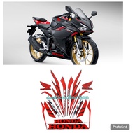Honda CBR150R 2025 Motorcycle Striping Sticker Standard Matte Black