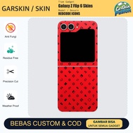 Galaxy Z Flip 6 REDCODE ICONS Anti Scratch Protector Case | By Fusion | Code - OGD7