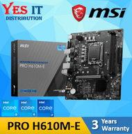 MSI PRO H610M-E DDR5 LGA1700 M-ATX M/BOARD + KINGSTON / PNY / Indilinx RAM 8/16GB 5600MT/s / 3200MT/