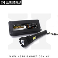 HERO GADGET SUPER LONG SHOT FLASHLIGHT [1,000 M SHOT] (90,000 Lumen) .13,600 MAH + WATER RESISTANCE 