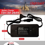 72V 20-28Ah อะไหล่รถจักรยานไฟฟ้า รถจักรยานไฟฟ้า สกู๊ตเตอร์ไฟฟ้า แบตเตอรี่ Battery Charger for Elecct