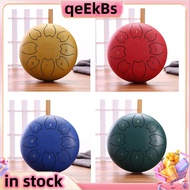 Rain Drum for Outside Steel Tongue Drum 8Notes 6 Inches Chakra Tank Drum Steel Percussion Padded Mal