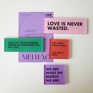 Ins Dopamine Acrylic Refrigerator Stickers Advanced Creative Magnetic Stickers Furniture English Let