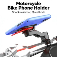Bicycle for Mount Shock-resistant Motorcycle Mobile Phone Lock Quad Holder