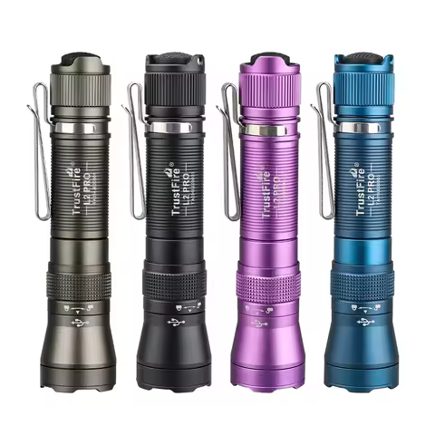 Trustfire L2 Pro Tactical Flashlights 1100LM IPX6 14500 Potable Torch Lighting Tyce C USB Rechargeab