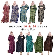 (BORONG 10@20 HELAI) Baju Kelawar/Kaftan Corak Batik