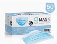 G-Lucky Mask หน้ากากอนามัยสีเขียว สีฟ้า สีขาว สีดำ สีชมพู แบรนด์ KSG. งานไทย