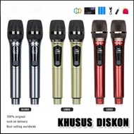 108 UHF wireless microphone 5V rechargeable, rechargeable battery plug and play 6.5MM 50M