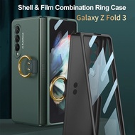 Samsung Galaxy Fold 3 Case Original GKK Matte Tempered Glass Screen With Samsung Fold 3 Hard CaseRin