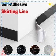 SUSSG Skirting Line, Windowsill Marble Grain Floor Tile Sticker, Home Decor Living Room Self Adhesive PVC Waist Line