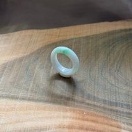 【翡翠】白底青翡翠戒圈