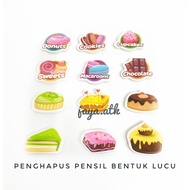 PENCIL ERASER SMALL CUTE ERASER CUTE SHAPE ERASER CUTE PENCIL STIP ERASER