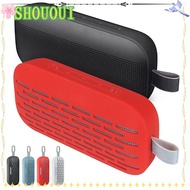 SHOUOUI Protective , Silicone Anti-Fall Bluetooth Speaker Cover, Professional Soft Shockproof Portable Full Protection Shell for Bose SoundLink Flex Travel