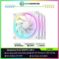DeepCool FL12 WHITE 3-IN-1 12CM Unique Addressable RGB Fan