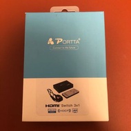 Portta HDMI 3入1出 切換器