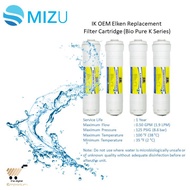 IK OEM ELKEN BIO PURE K Series Water Filter Cartridge, ELKEN Water Filter Replacement (OEM), (Free 3