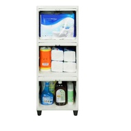 Plastic CLUB FLIP Wardrobe 3-tier Multipurpose Bookcase Replacement For Plastic Drawers