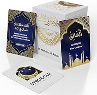 30 Days of Barakah Islamic Affirmation Cards & 99 Names of Allah Deck Dual Language Quranic Verses, 