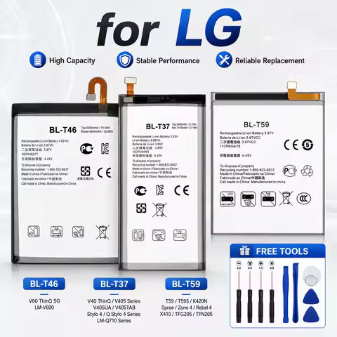 0 Cycle Original Spec Battery BL-T37 BL-T47 BL-T48 BL-T51 BL-T46 BL-T59 BL-T53 BL-T55 Long Lasting f