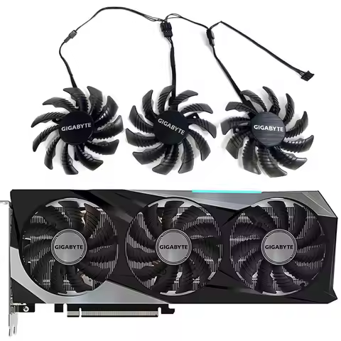 1SET 75MM PLD08010S12HH T128010SU RTX 3060 GAMING OC GPU FAN，For Gigabyte RTX 3060、3060 TI、3070 GAMI