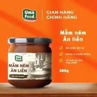 Uma' Food Instant Seasoning Fish Sauce Convenient Traditional Flavor 200g Jar