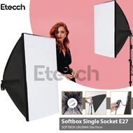 Payung Softbox Reflektor Ukuran 50x70 E27  Softbox Lighting Pencahayaan Livestreaming dan Video