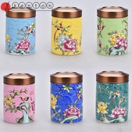 KENTON Mini Tea Canister, Ceramics Vintage Tea Storage Container, Multipurpose Storage Sealed Portab