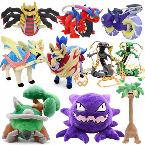 27 Styles Pokemon Plush Origin Forme Giratina Zamazenta Torterra Haunter Mega Rayquaza Koraidon Luna