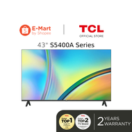 TCL FHD Android TV With HDR 10, Dolby Audio, HDMI, Big Memory &amp; Massive Content (43") 43S5400A