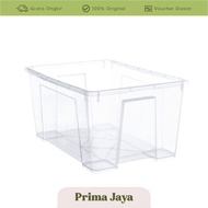 SWITZERLAND Recommendations Multipurpose storage box, transparent with lid 39x28x28 cm/ 22 l