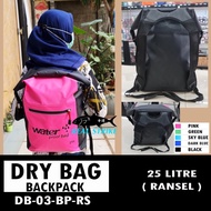 DRY BAG / WATERPROOF BAG 25 L BACKPACK 2 STRAPS