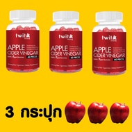 🍎กัมมี่ Apple Cider🍎Twitamins วิตามินแอปเปิ้ลไซเดอร์ [ขวดแดง] [60 เม็ด/กระปุก]