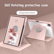 360° Rotation Acrylic Case For Samsung Galaxy Tab S9 FE S7 S8 11 S8 Plus S7 Plus S7 FE S9 FE Plus 12.4 A9 A8 10.5 2021 S6 Lite Stand Tablet Cover