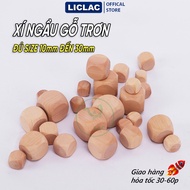 Smooth Wooden Dice of all sizes 10mm to 30mm - Safe Natural Wooden Dice selected in size XNG-TR