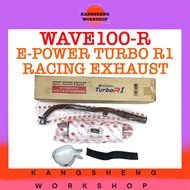 HONDA WAVE100-R E POWER TURBO R1 RACING EXHAUST (WAVE 100 R/WAVE100R/WAVE 100R)