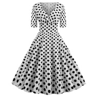 Slimming Vintage 50s Style Dress
