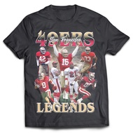 Ready Stock Hot Sale San Francisco 49ers Rugby Football Basketball Sports Casual Short Sleeve T-Shir