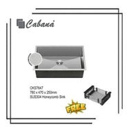 Cabana CKS7647 SUS304 Honeycomb Undermount Kitchen Sink