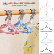 CEASI 10PCS Pet Clothes Hanger, Metal Non-slip Pet Hanger,  Solid Color DIY Special Display Rack Min