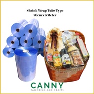 5 METER Hamper Shrink Wrap PVC / Hamper Wrapper / Pembalut Hamper Guna Hair Dryer Hot Gun