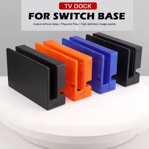 Transparent For Switch Charging Dock HDMI-Compatible TV Dock Charger Station Stand For NS Switch TV 