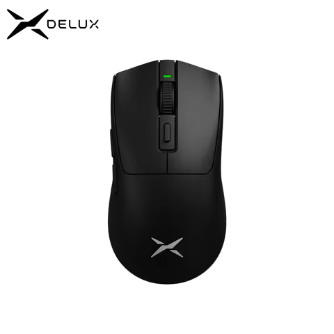 Delux M600 Wireless Gaming Mouse PMW3395 49g Lightweight 2.4G Dual Mode Connection Macro Rechargeabl