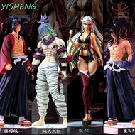 YISHENG Demon Slayer Figure Toys Birthday Party Kids Kimetsu no Yaiba Douma Figurine Ghost Slayer De