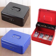 Combination Lock 4 Compartments Cash Register Box Cash Box Portable Cash Register Box Cash Storage B